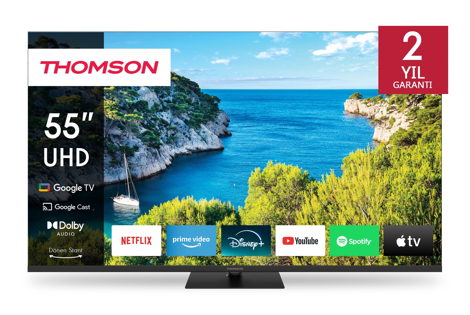 55" Google UHD TV